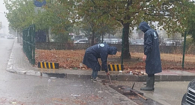 Yağmurun Etkili Olduğu Manisa'da Saha Çalışmaları