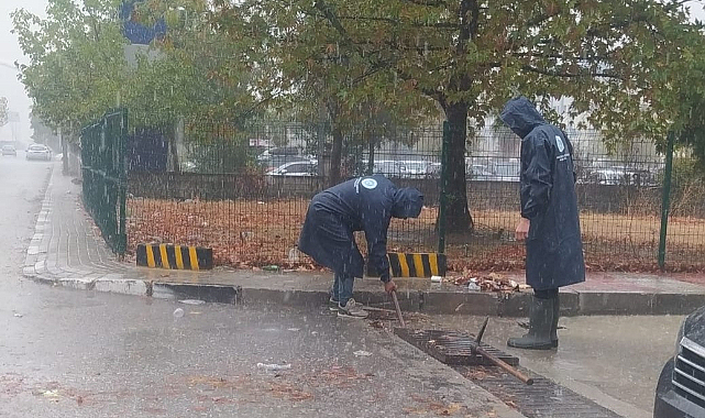 Yağmurun Etkili Olduğu Manisa'da Saha Çalışmaları