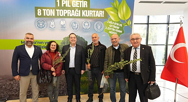 Atık Pil Getirene Zeytin Fidanı