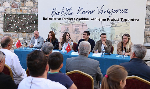 Çeşme Belediyesi'nden Balıkçılar ve Terziler Sokağı Yenileme Projesi