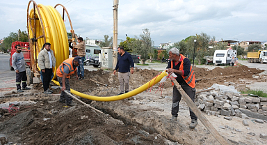 Dikili'de Doğal Gaz 4. Etap Çalışmaları Başladı