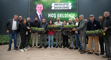 Gömeç Belediyesi'nden Enginar Dağıtım Töreni
