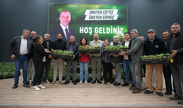 Gömeç Belediyesi'nden Enginar Dağıtım Töreni