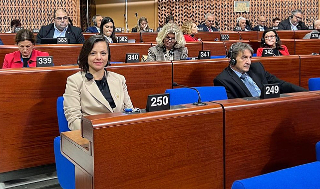 Karabağlar Belediye Başkanı Kınay, Strazburg'da Avrupa Konseyi Genel Kurulu'na Katıldı