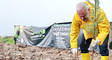 Menemen'de Fidanlar, Yeşil Vatan İçin Dikildi