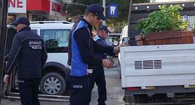 Ayvalık Belediyesi'nden Yol İşgallerine Karşı Denetim