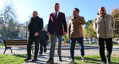 Buca'daki Parklarda Yenileme Çalışması