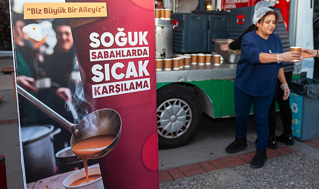 Karşıyaka'daki Belli Noktalarda Çorba İkramı