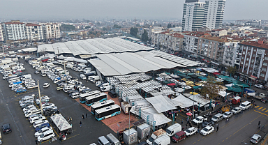 Manisa Perşembe Pazarı'nda Yenileme Çalışması