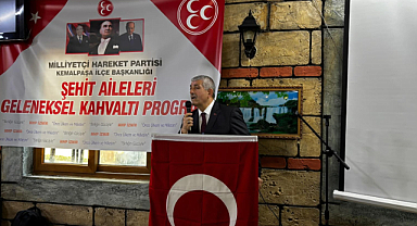 MHP'den Kemalpaşa'da Şehit ve Gazi Aileleriyle Buluşma