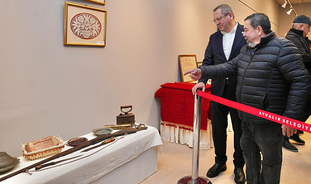 Ayvalık'ta Mübadele Anı Materyal Sergisi Açıldı