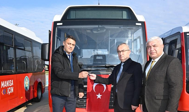 Manisa'da 6 İlçeye 12 Yeni Toplu Taşıma Aracı
