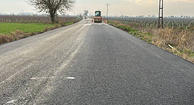 Manisa Yunusemre'de Yol Yenileme Çalışması