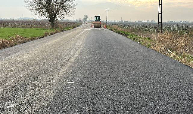 Manisa Yunusemre'de Yol Yenileme Çalışması
