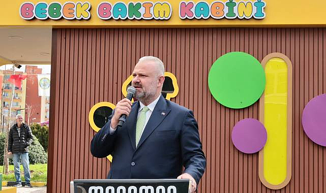 Menemen'de Bebek Bakım Kabinleri Törenle Hizmete Açıldı