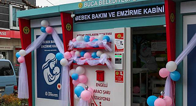 Buca Belediyesi'nden Bebek Bakım ve Emzirme Kabini