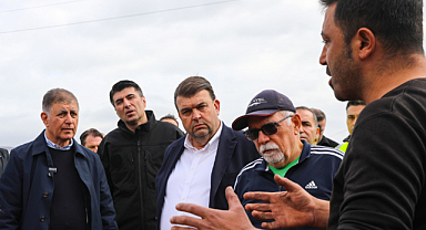 Seferihisar'da Sel ve Fırtına Sonrası Mesai