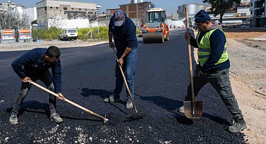 Ankara Asfaltı-Üniversite Caddesi Arasında Asfalt Serimi