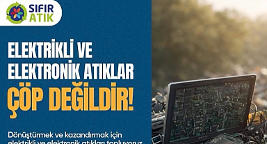 Bayraklı'da Elektronik Atıklar Çöpe Gitmiyor