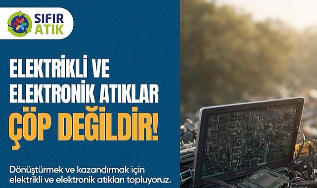 Bayraklı'da Elektronik Atıklar Çöpe Gitmiyor