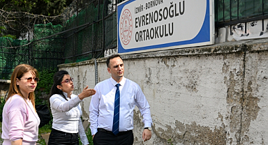 Bornova Belediye Başkanı Eşki'den Okul Ziyareti