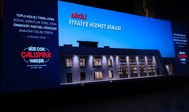 Dikili'ye İleri Biyolojik Atık Su Arıtma Tesisi ve İtfaiye Hizmet Binası