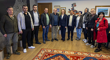 ‎Kemeraltı Esnafından Konak Belediye Başkanı Mutlu'ya Ziyaret