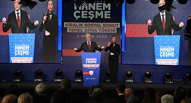 Kiralık Sosyal Konut Projesi Hanem Çeşme'nin Temeli Atıldı