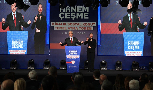 Kiralık Sosyal Konut Projesi Hanem Çeşme'nin Temeli Atıldı