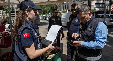 Bornova Belediyesi Zabıtasından Taşınabilir Yazıcıyla Anında Ceza