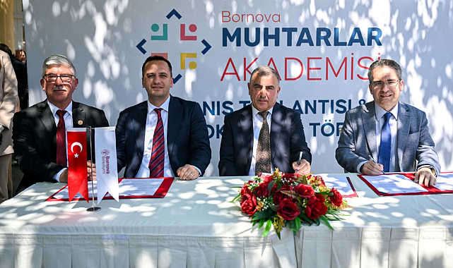 Bornova Muhtarlar Akademisi Tamamlandı