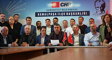 CHP Kemalpaşa Yönetiminden Özgür Özel'e Destek