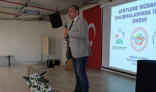 İZ-AFED'li Paksoy'dan 'Afetlere Müdahalede İş Sağlığı ve Güvenliği' Eğitimi