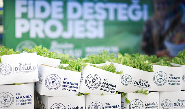 Manisa'da 10 Bin Üreticiye 300 Bin Yerli Fide Desteği