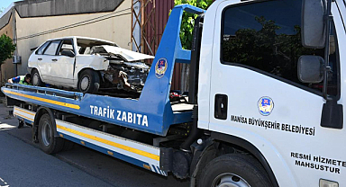 Manisa'da Atıl ve Hurda Araçlar Kaldırılıyor