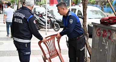 Manisa'da Yayalar İçin Kaldırım Denetlemesi