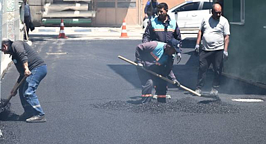 Manisa Muradiye'de Yol Yenileme ve Asfalt Çalışması