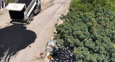 Ayvalık'ta Doğalgaz Sonrası Yol Onarımları Sürüyor
