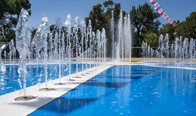 Bornova Büyükpark'taki Kuru Havuz Yenilendi