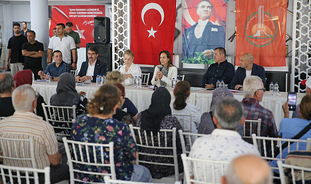 Karşıyaka Belediye Başkanı Ünsal, Cumhuriyet Sakinleriyle Bir Araya Geldi