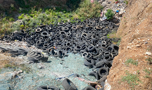 Manisa'da Atık Lastikler Doğaya Değil, Geri Dönüşüme Gidiyor