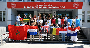 65 Ülkeden Öğrenciler İzmir İl Tarım ve Orman Müdürlüğünü Ziyaret Etti