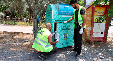 Buca'da Geri Dönüşüm Kumbaralarıyla 'Sıfır Atık' Çalışması
