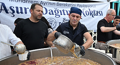 Manisa Büyükşehir'den Perşembe Pazarı'nda 2 Bin Kişiye Aşure İkramı