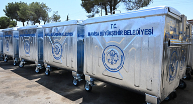 Manisa Geneline 3 Bin Yeni Çöp Konteyneri