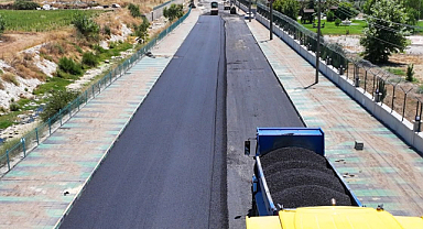 Manisa Köprübaşı Tarihinde İlk Kez Sıcak Asfalt Uygulaması