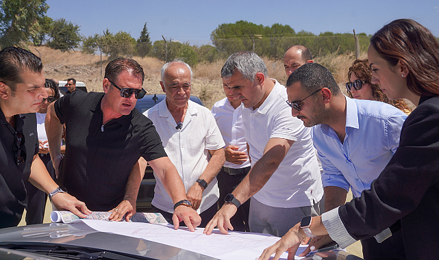 Seferihisar'da 'Çevre Yolu Projesi' İçin İlgili Güzergahında İnceleme