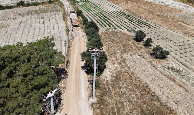 Urla Belediyesi Ekiplerinden Öz Kaynaklarıyla Yol Yenileme Çalışmaları