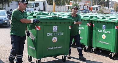 Konak'ta 400 Yeni Çöp Konteyneri Kullanıma Alınıyor