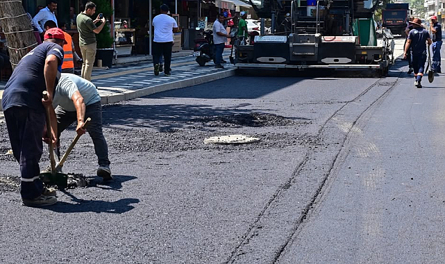 Salihli'nin Şüheda Caddesi Yenileniyor